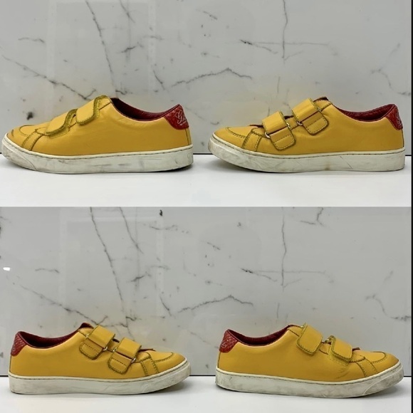 GUCCI YELLOW TAPE KIDS Sneakers (sz stamp 30) - Picture 7 of 16